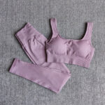 Women  Seamless Workout Yoga Suit