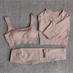 Women  Seamless Workout Yoga Suit