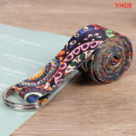 Colored Printed Adjustable Yoga Belt