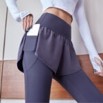 Two Pieces High Waist Fitness Yoga Pants