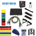 Elastic 100lbs 150lbs Fitness Resistance Bands S