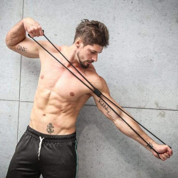8 Word Chest Expander Elastic Rope