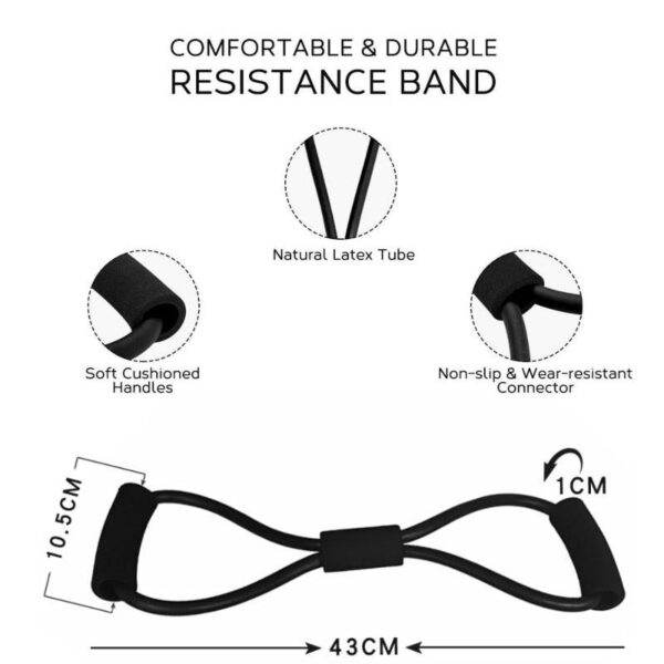 8 Word Chest Expander Elastic Rope
