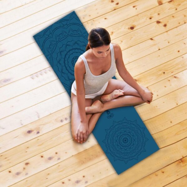 Portable Double Layer Printed Yoga Mat