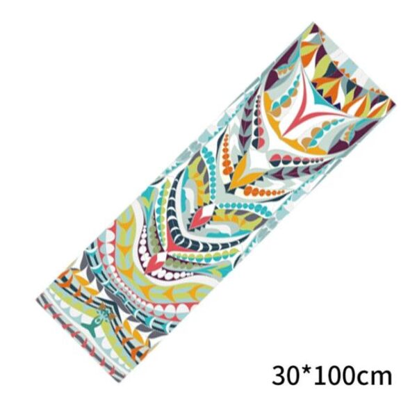 Portable Double Layer Printed Yoga Mat