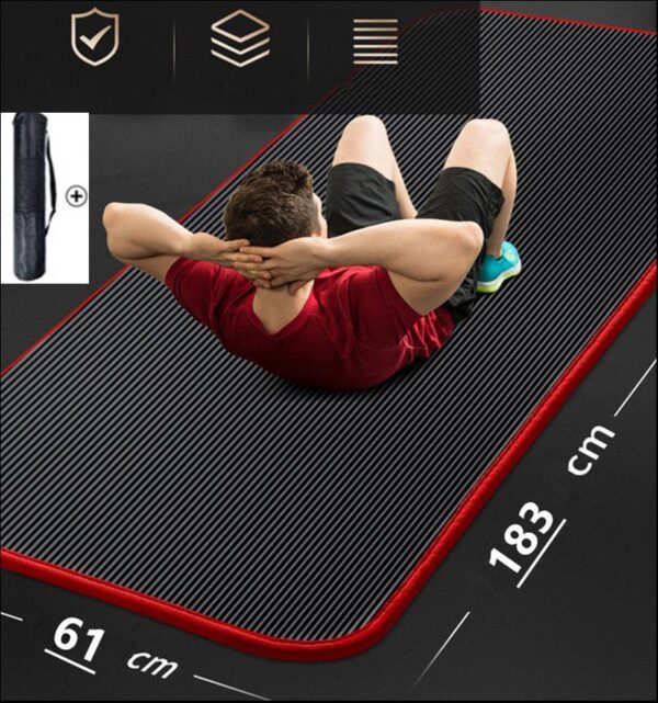 183*61*1cm Extra Thick yoga mat