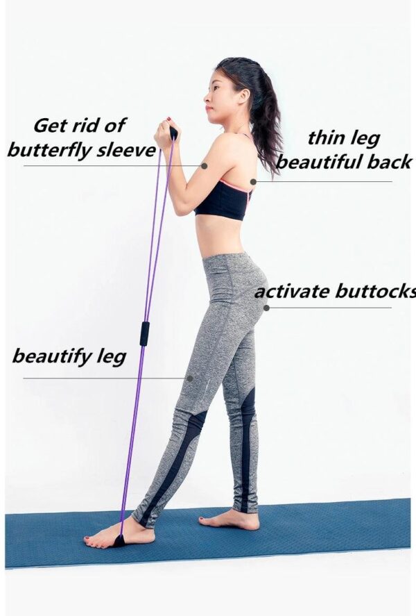 8 Word Chest Expander Elastic Rope